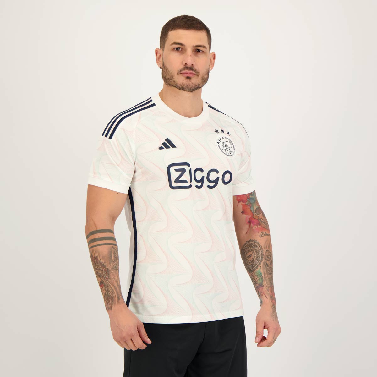 Camisa Ajax II 23/24 Torcedor Adidas Masculina - Branca