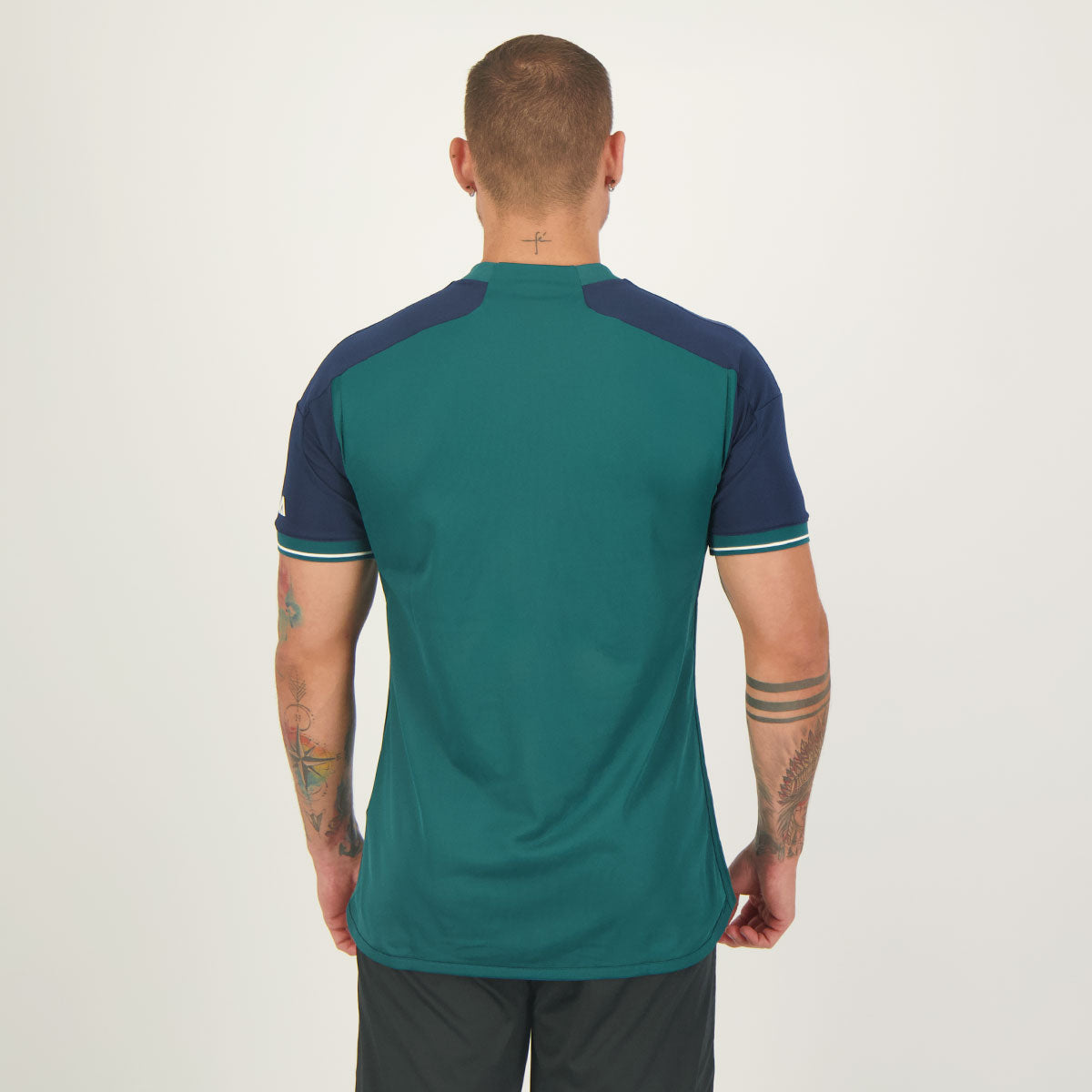 Camisa Arsenal III 23/24 Torcedor Adidas Masculina - Verde e Azul Marinho