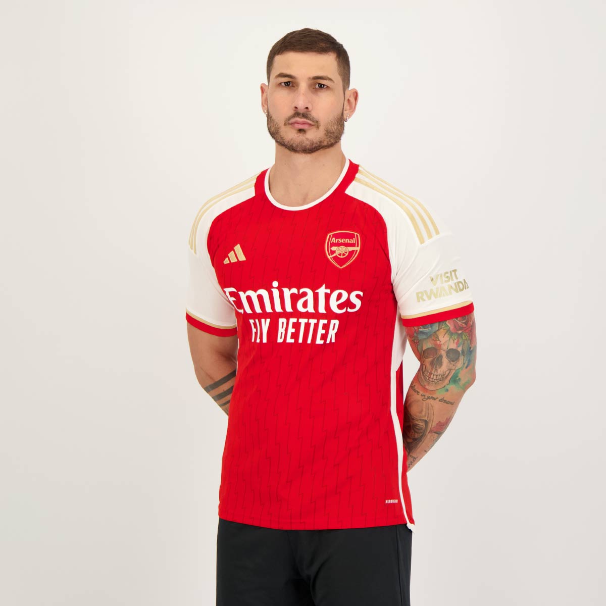 Camisa Arsenal I 23/24 Torcedor Adidas Masculina - Vermelha