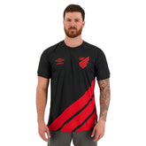 Camisa Athletico Paranaense III 23/24 - Torcedor Umbro Masculina - Preta e Vermelha