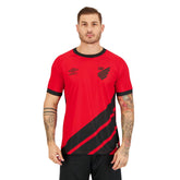 Camisa Athletico Paranaense I 23/24 - Torcedor Umbro Masculina - Vermelha e Preta