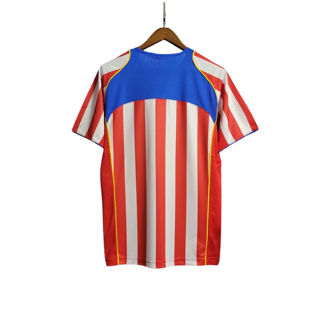 Camisa Retro Atlético de Madrid 2004/05 Nike Masculina - Vermelha e Branca