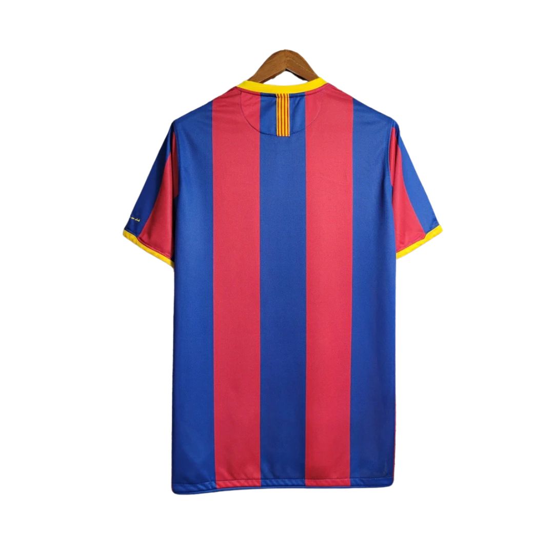 Camisa Barcelona Retrô I 2010/11 Torcedor Nike Masculina - Azul e Grená