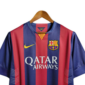 Camisa Retro Barcelona 2014/2015 Nike Masculina - Azul e Grená