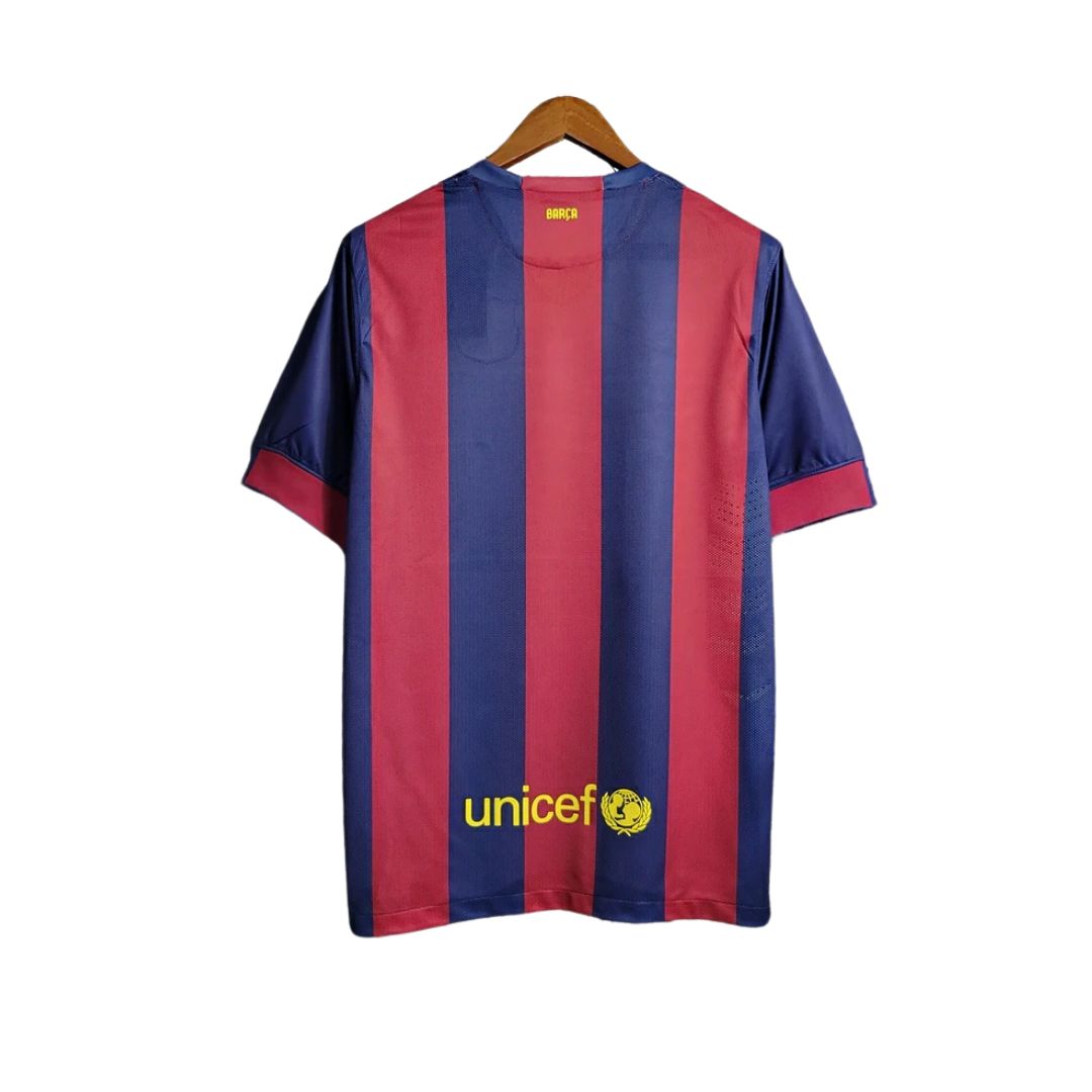 Camisa Retro Barcelona 2014/2015 Nike Masculina - Azul e Grená