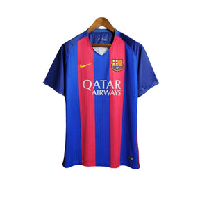 Camisa Retro Barcelona 2016/2017 Nike Masculina - Azul e Grená