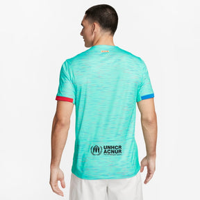 Camisa Barcelona III 23/24 - Torcedor Nike Masculina - Verde Àgua