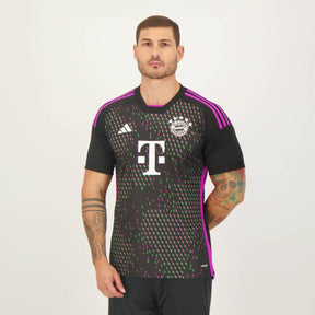 Camisa Bayern de Munique II 23/24 Torcedor Adidas Masculina - Preta e Roxa