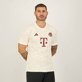 Camisa Bayern de Munique III 23/24 Torcedor Adidas Masculina - Bege