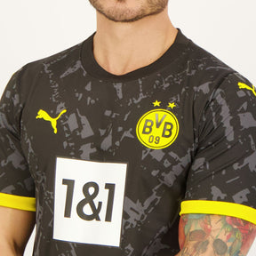 Camisa Borussia Dortmund II 23/24 Torcedor Puma Masculina - Preta