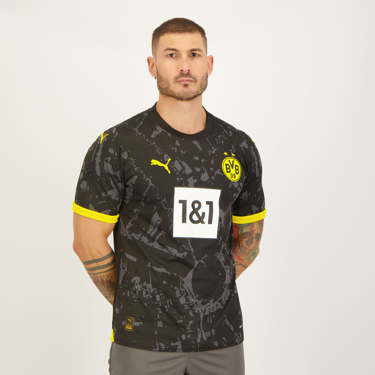 Camisa Borussia Dortmund II 23/24 Torcedor Puma Masculina - Preta