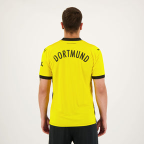 Camisa Borussia Dortmund I 23/24 Torcedor Puma Masculina - Amarela e Preta