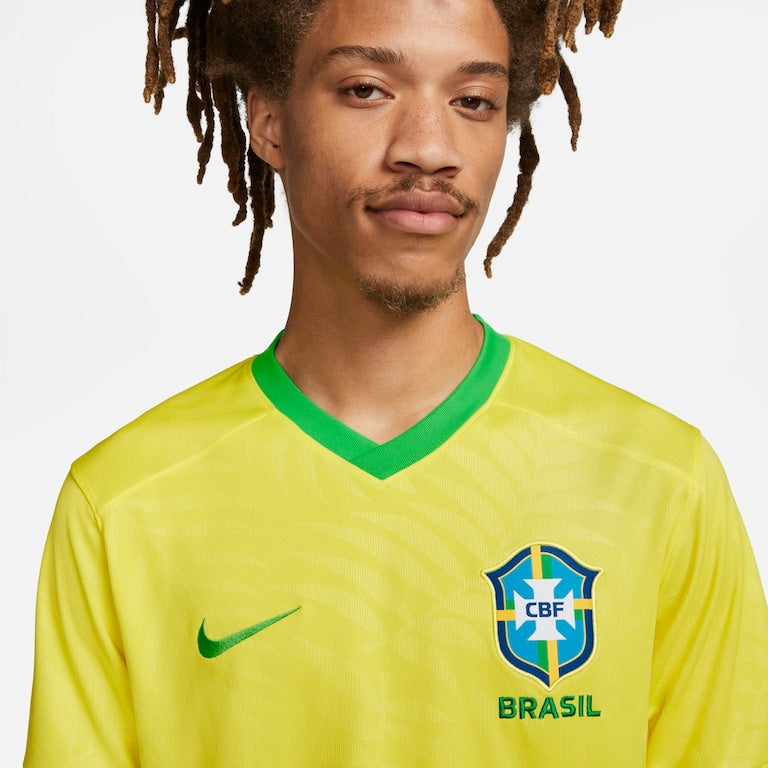 Camisa Brasil I 23/24 Torcedor Nike Masculina - Amarela