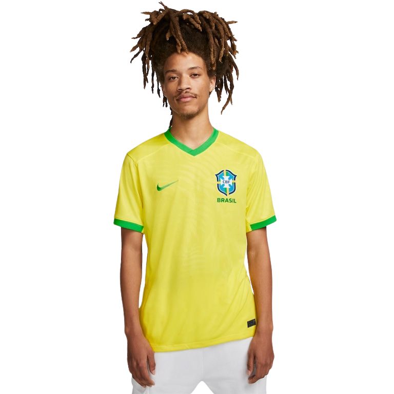 Camisa Brasil I 23/24 Torcedor Nike Masculina - Amarela