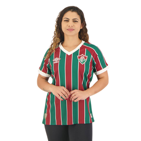 Camisa Feminina Fluminense I 23/24 - Tricolor