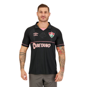 Camisa Fluminense Goleiro 23/24  Umbro Torcedor Masculina - Preta