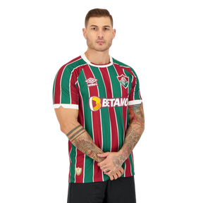 Camisa Fluminense I 23/24 - Torcedor Umbro Masculina - Tricolor