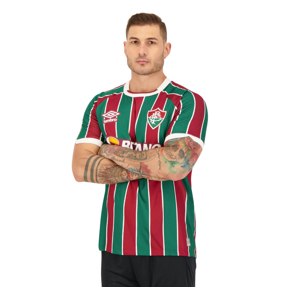 Camisa Fluminense I 23/24 - Torcedor Umbro Masculina - Tricolor