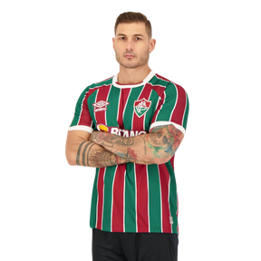 Camisa Fluminense I 23/24 - Torcedor Umbro Masculina - Tricolor