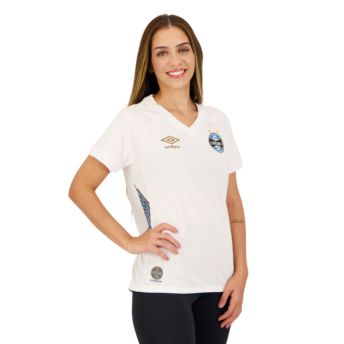 Camisa Feminina Grêmio II 23/24 - Branca