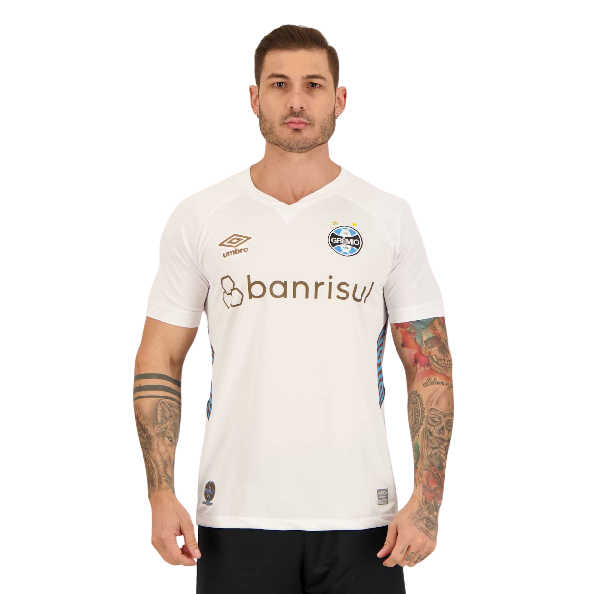 Camisa Grêmio II 23/24 Torcedor Umbro Masculina - Branca