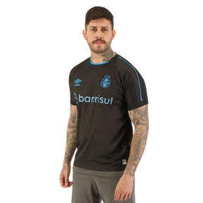 Camisa Grêmio III 23/24 Torcedor Umbro Masculina - Preta e Azul