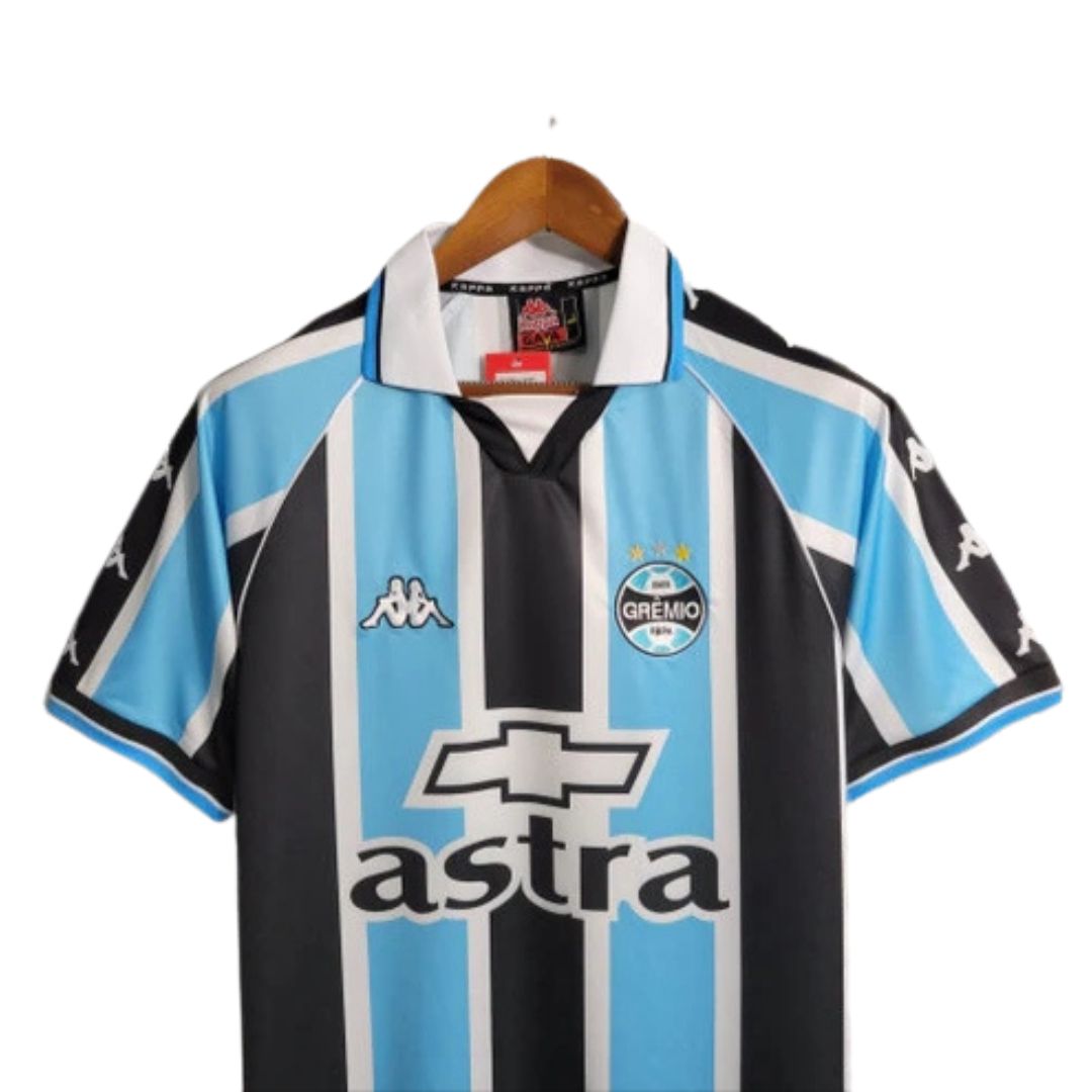 Camisa Retro Grêmio 2000 Kappa Masculina - Azul