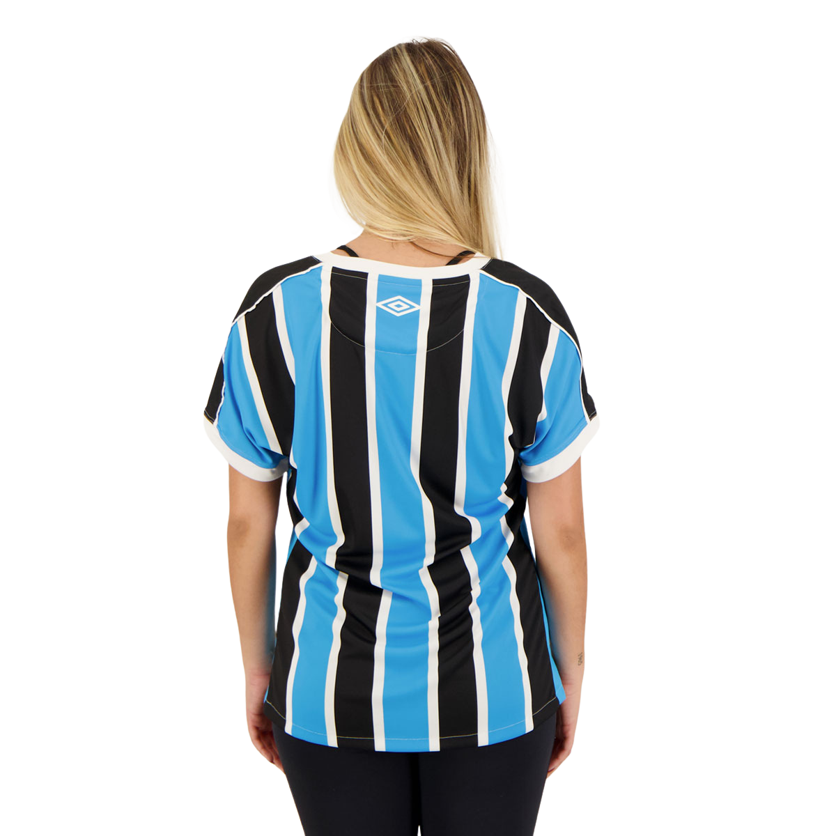 Camisa Feminina Grêmio I 23/24 - Preta e Azul