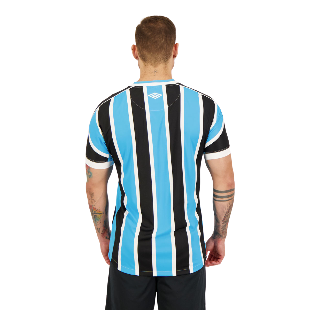 Camisa Grêmio I 23/24 Torcedor Umbro Masculina - Azul e Preta