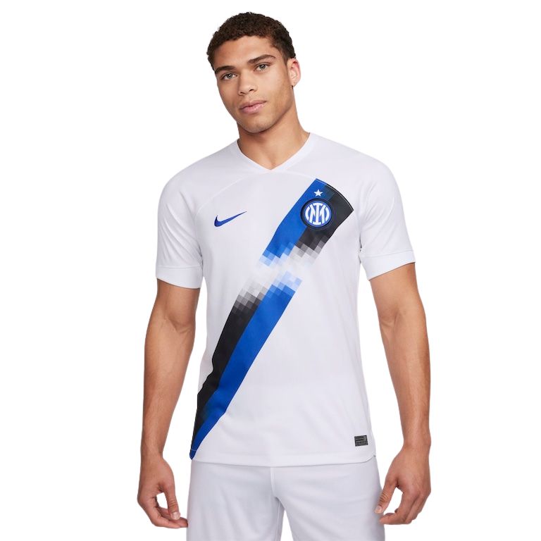 Camisa Inter de Milão II 23/24 Torcedor Nike Masculina - Branca e Azul