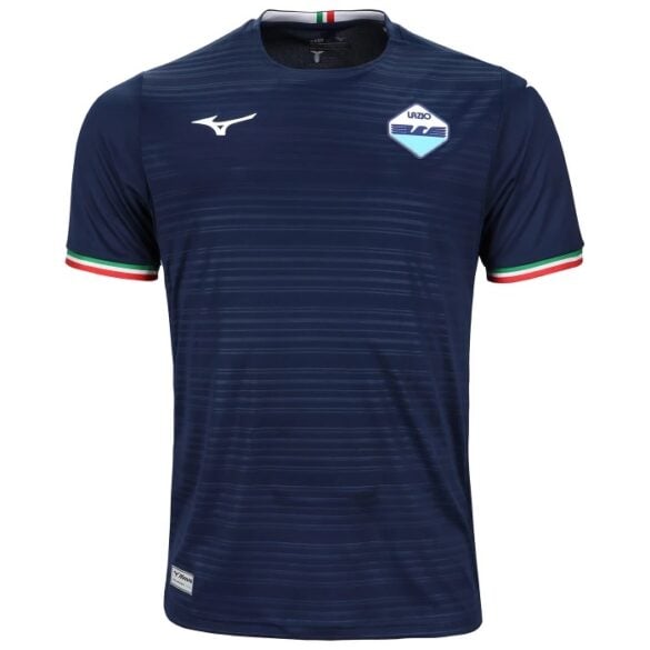 Camisa Lazio II 23/24 Torcedor Mizuno Masculina - Azul Marinho