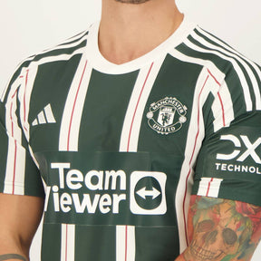 Camisa Manchester United II 23/24 Torcedor Adidas Masculina - Verde Escuro