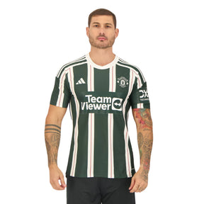 Camisa Manchester United II 23/24 Torcedor Adidas Masculina - Verde Escuro