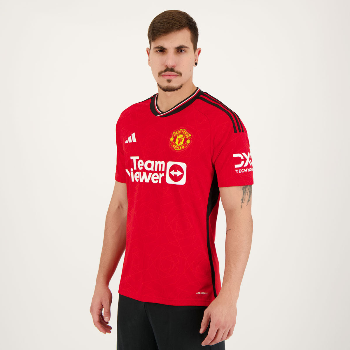 Camisa Manchester United I 23/24 Torcedor Adidas Masculina - Vermelha