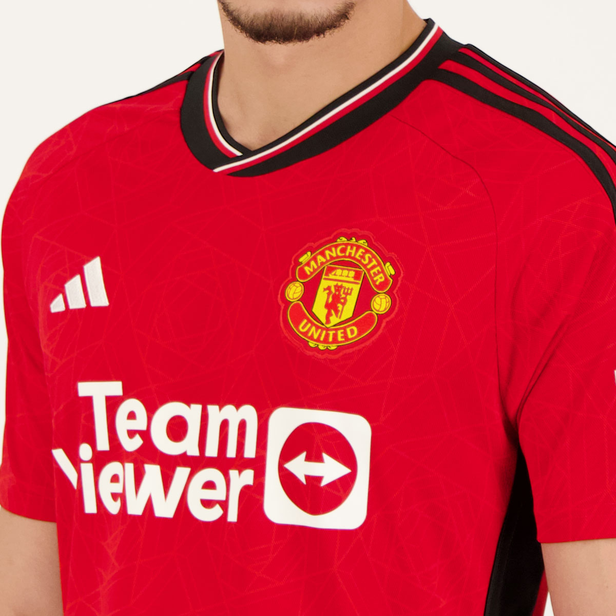 Camisa Manchester United I 23/24 Torcedor Adidas Masculina - Vermelha