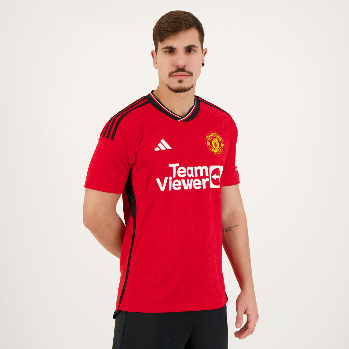 Camisa Manchester United I 23/24 Torcedor Adidas Masculina - Vermelha