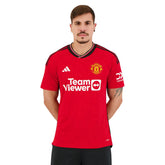 Camisa Manchester United I 23/24 Torcedor Adidas Masculina - Vermelha