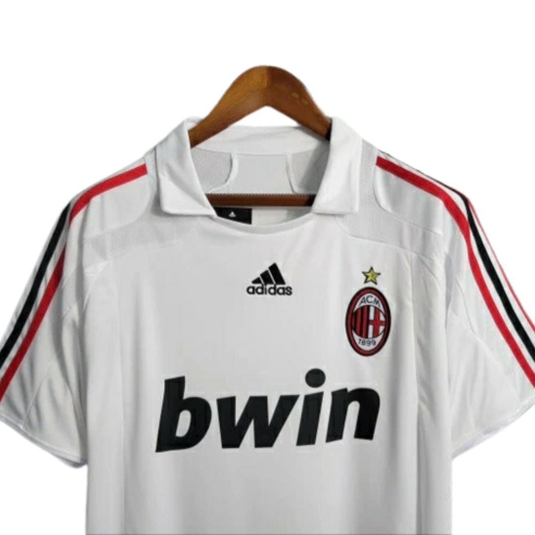 Camisa Retrô Milan 2007/08 Adidas Masculina - Branca