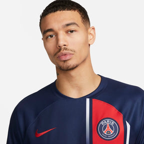 Camisa Paris Saint Germain (PSG) I 23/24 Torcedor Nike Masculina - Azul Marinho