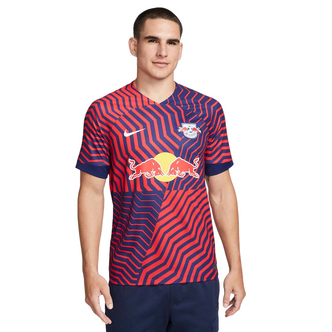 Camisa RB Leipzig II 23/24 - Torcedor Adidas Masculina - Vermelha e Azul