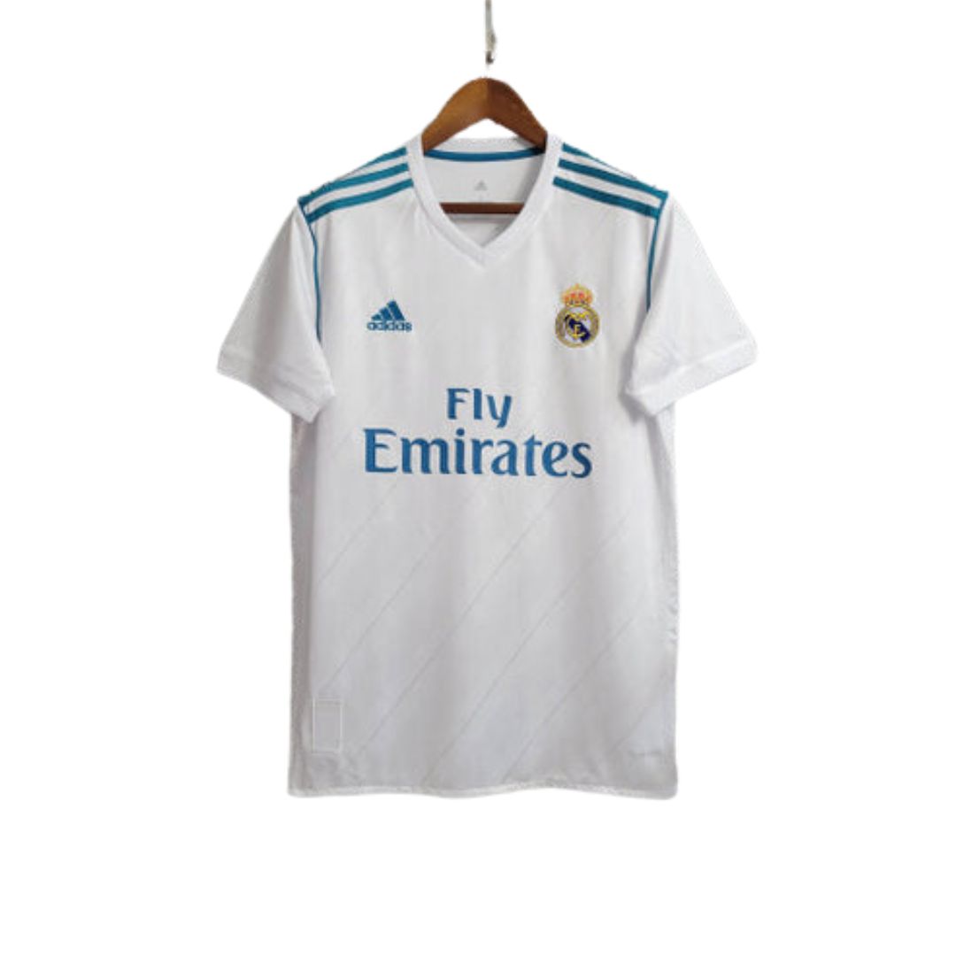 Camisa Retro Real Madrid 2017/18 Adidas Masculina - Branca