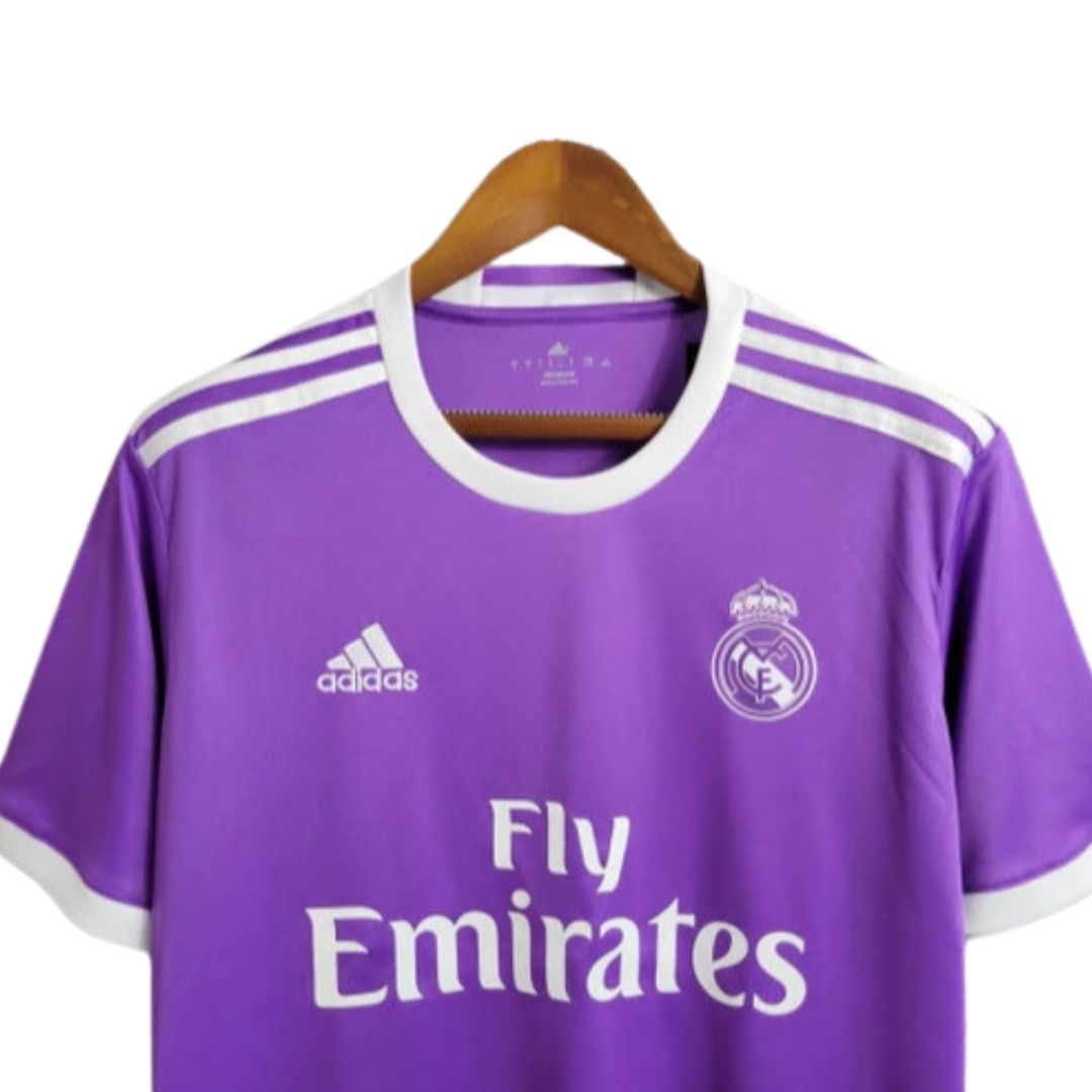 Camisa Retro Real Madrid 2016/17 Adidas Masculina - Roxa