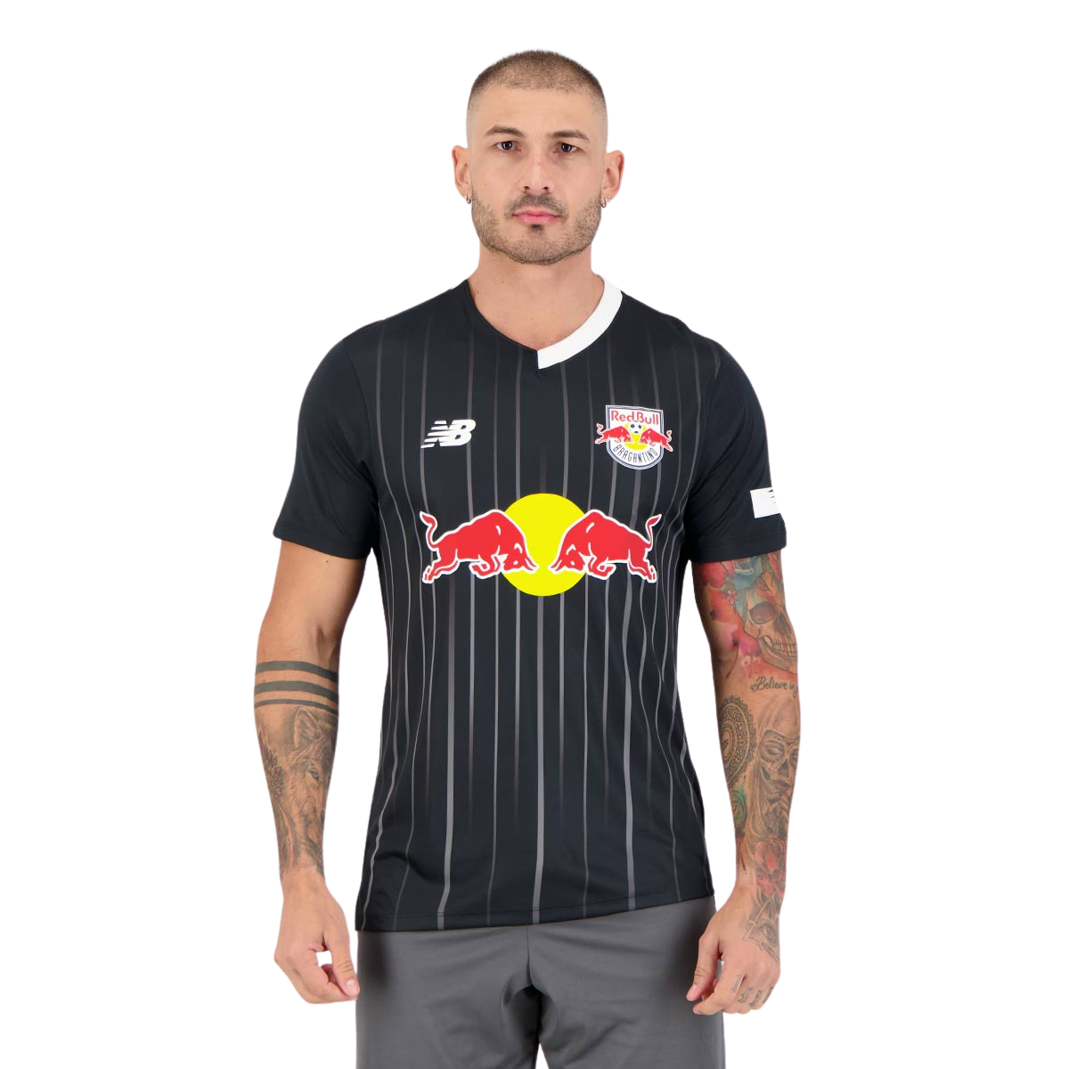 Camisa Red Bull Bragantino II 23/24 Torcedor New Balance Masculina - Preta