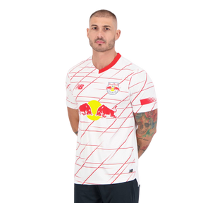 Camisa Red Bull Bragantino I 23/24 Torcedor New Balance Masculina - Branca