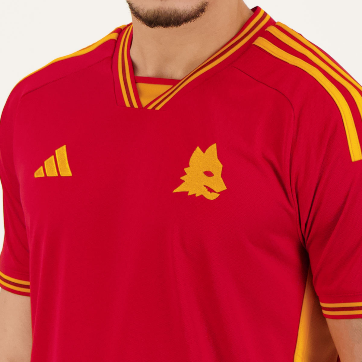 Camisa Roma I 23/24 Torcedor Adidas Masculina - Vermelha