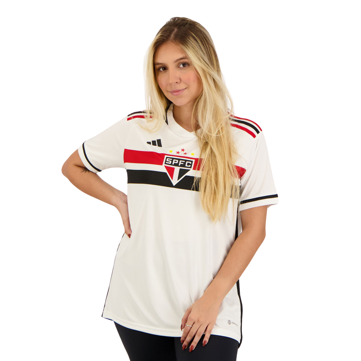 Camisa Feminina São Paulo I 23/24 - Branca