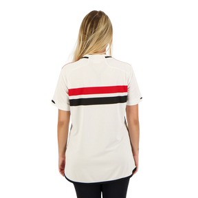 Camisa Feminina São Paulo I 23/24 - Branca