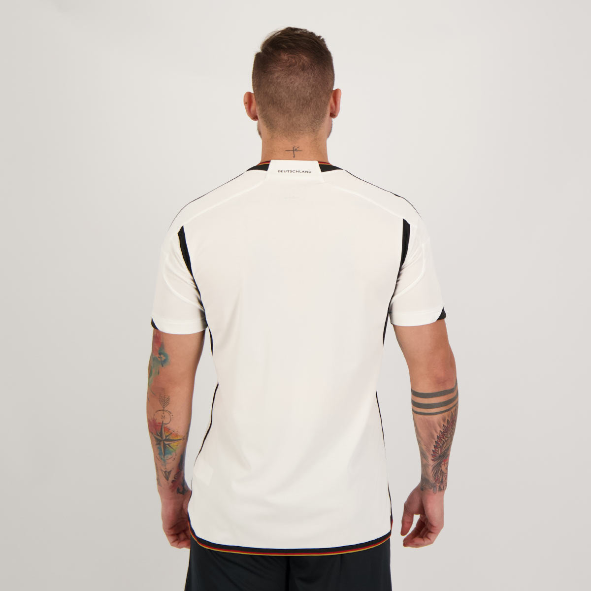 Camisa Alemanha I 22/23 Torcedor Adidas Masculina - Branca e Preta