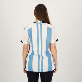 Camisa Feminina Argentina I 22/23 - Branca e Azul