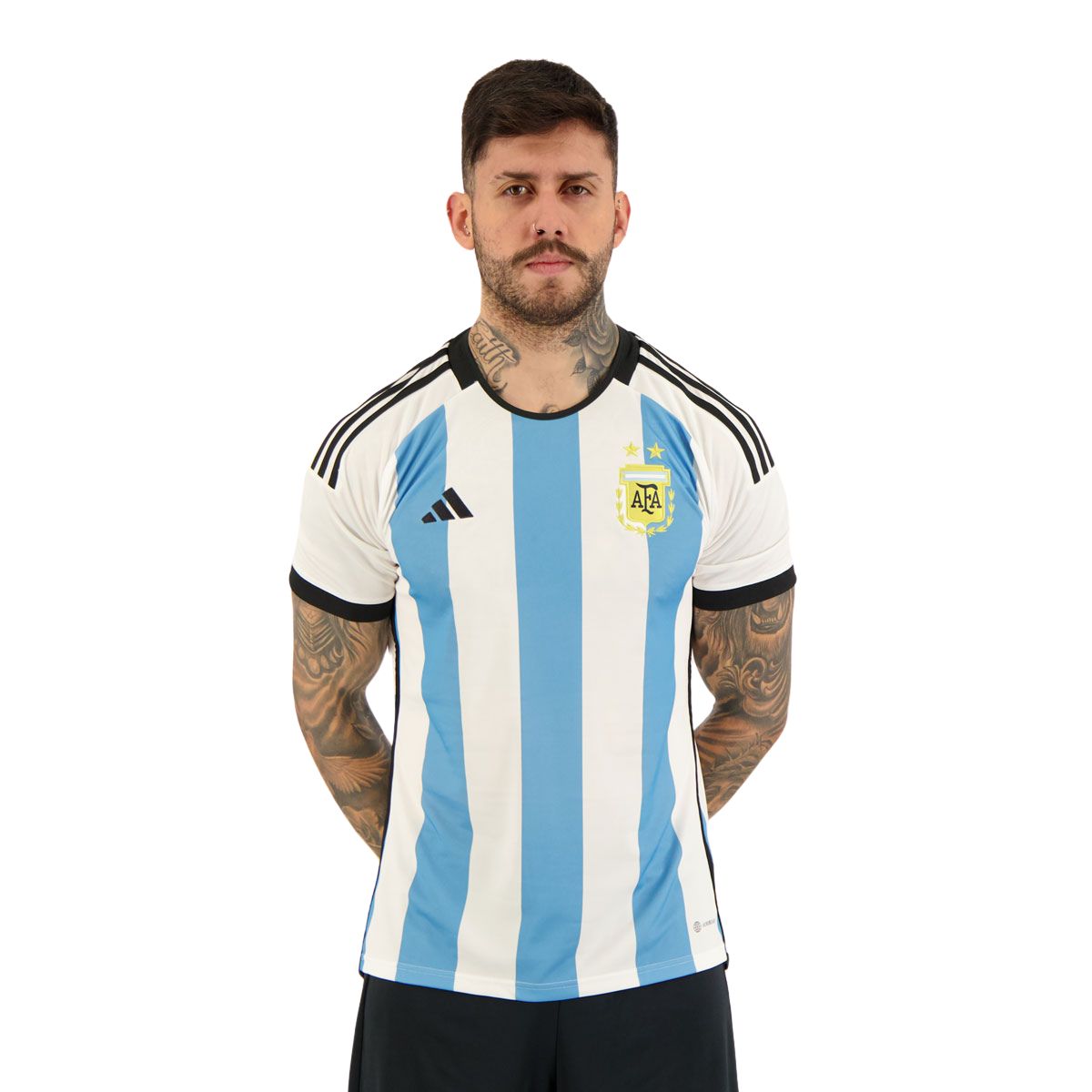 Camisa Argentina I 22/23 Torcedor Adidas Masculina - Branca e Azul